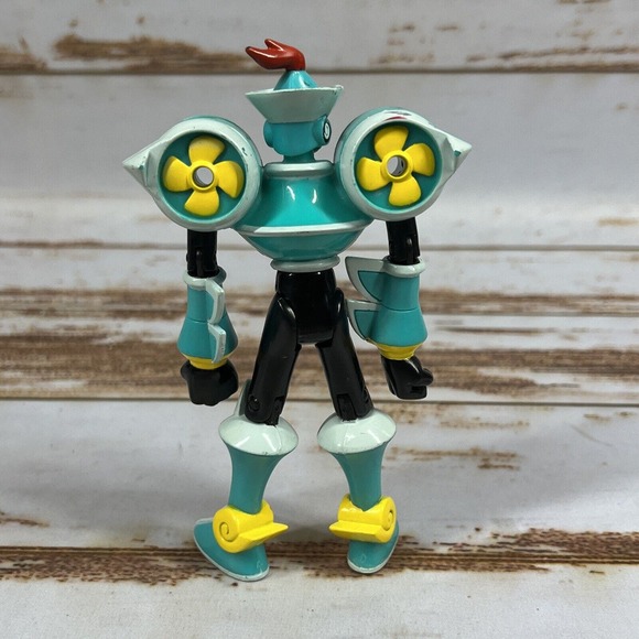 MegaMan NT Warrior Virus Attack WINDBLASTMAN 5.5" Action Figure Mattel 2004 - Picture 2 of 2